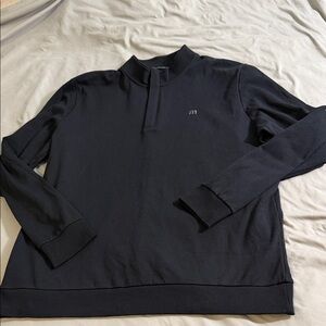 Travis Mathew Black Zip Up Sweater
